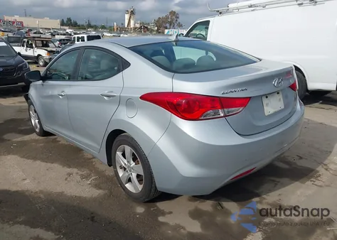 2012 Hyundai Elantra Gls from USA, damaged, VIN 5NPDH4AE9CH073774